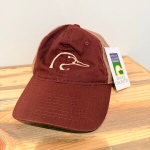 Ducks Unlimited Brown Mesh-Back Hat NWT